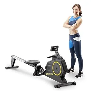 Circuit Fitness AMZ-986RW foldable magnetic rowing machine for home workouts