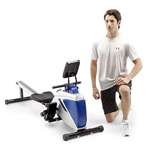 Marcy ME-1018RE magnetic rowing machine with compact foldable design