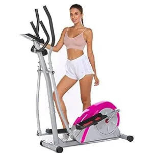 Bestlucky upgraded compact elliptical machine for home cardio workouts