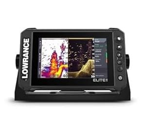 Lowrance Elite FS 7 fish finder with 3-in-1 transducer and multi-touch 7-inch display