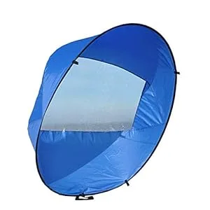 Hydra52 foldable kayak sail with storage bag and clear viewing window