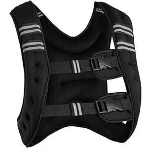 TecTake one-size weighted training vest for cardio and strength workouts