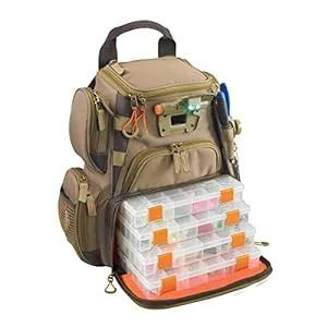Wild River CLC WT3503 compact fishing tackle backpack with waterproof storage compartments