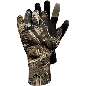 Glacier Glove Aleutian Realtree Camo Waterproof Hunting Gloves