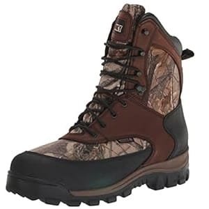 Rocky 4754 insulated hunting boots for men with 400g Thinsulate lining, waterproof leather construction, and rugged rubber outsole