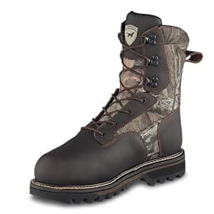 Irish Setter Gunflint II 10-inch waterproof leather hunting boots with 1000g insulation designed for cold weather outdoor hunting