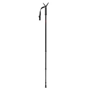 Gamo black fork hunting stick with extendable aluminum frame and non-slip handle