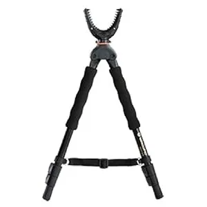 Vanguard Quest B38 bipod hunting stick with rotating U-shaped yoke and adjustable legs