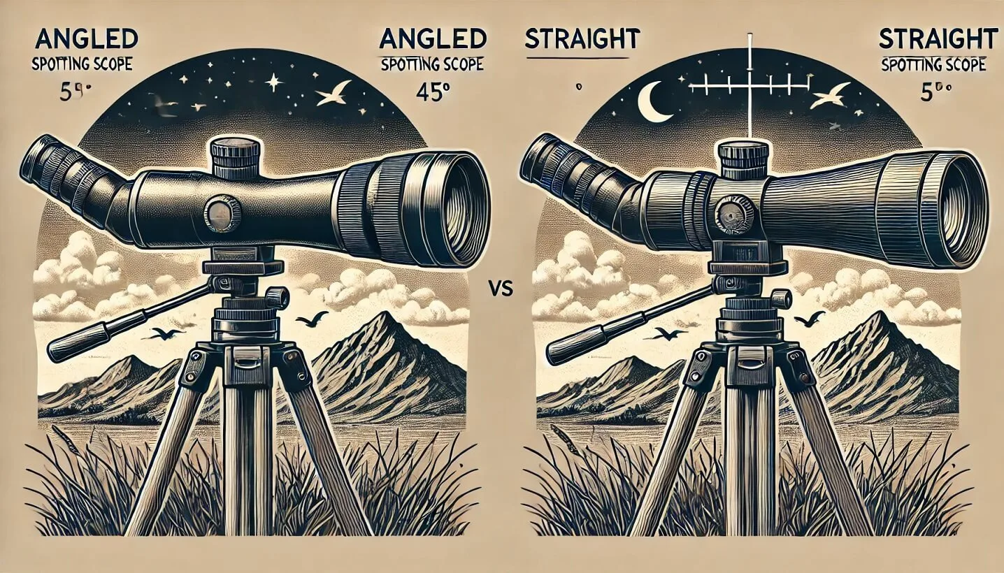 Angled vs Straight Spotting Scope