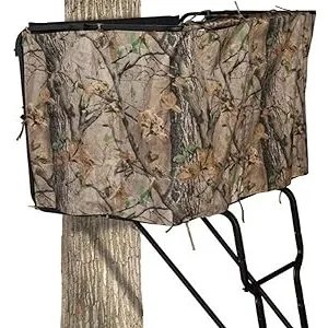Big Game Treestands deluxe universal blind kit for hunting with waterproof camouflage fabric