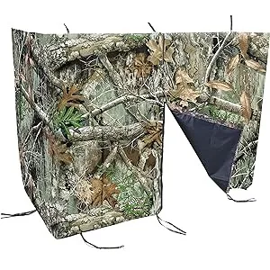 Allen Company Vanish magnetic treestand blind cover with Realtree Xtra camouflage for silent hunting concealment