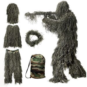 DoCred 5-in-1 Ghillie Suit for Bowhunting