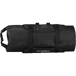 Roswheel compact handlebar bag for cycling, lightweight 3L water-resistant bike front storage bag with shoulder strap