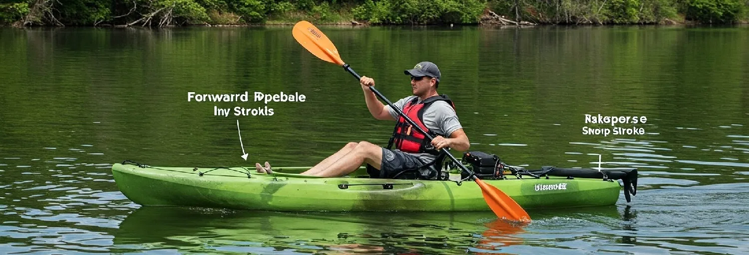 paddling techniques for kayak fishing