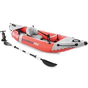 Intex Excursion Pro K1 inflatable kayak for camping