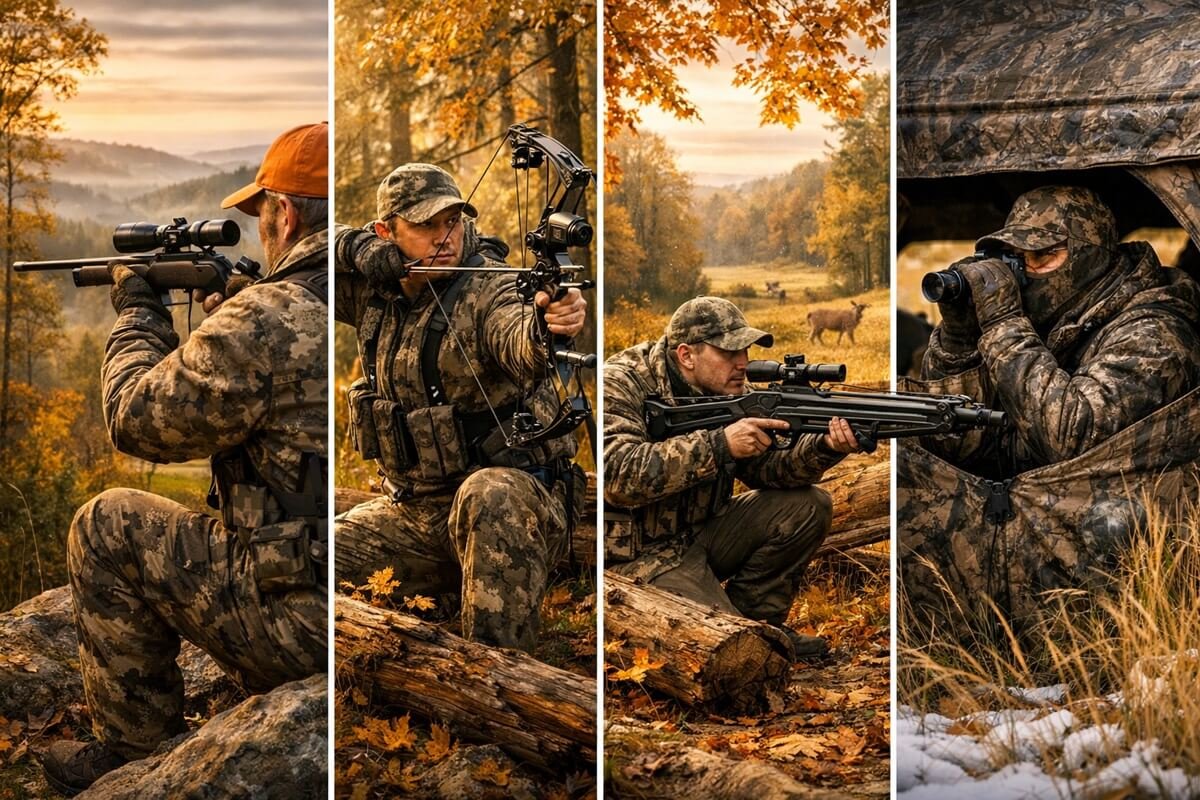 Comparison of common deer hunting methods.