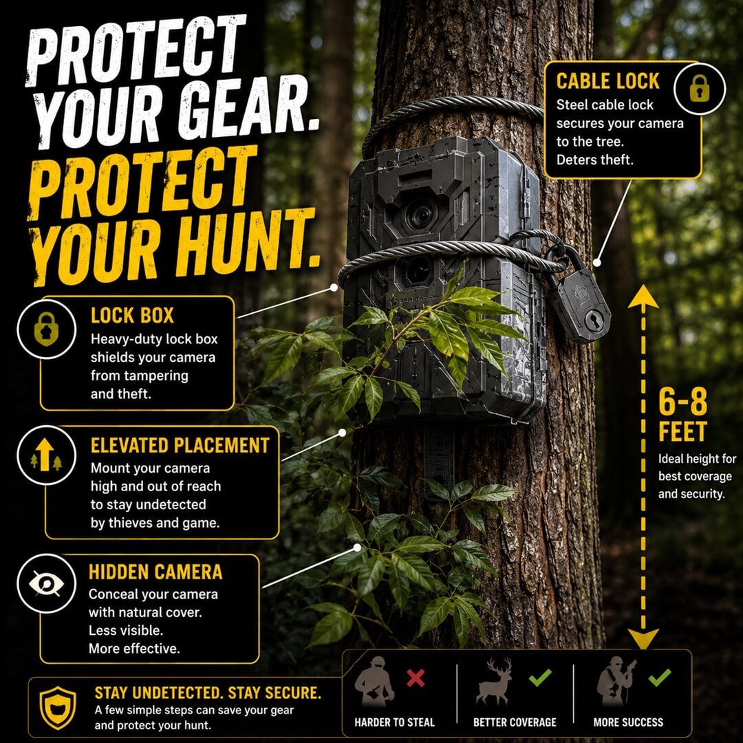 Ways to protect a trail camera from theft 