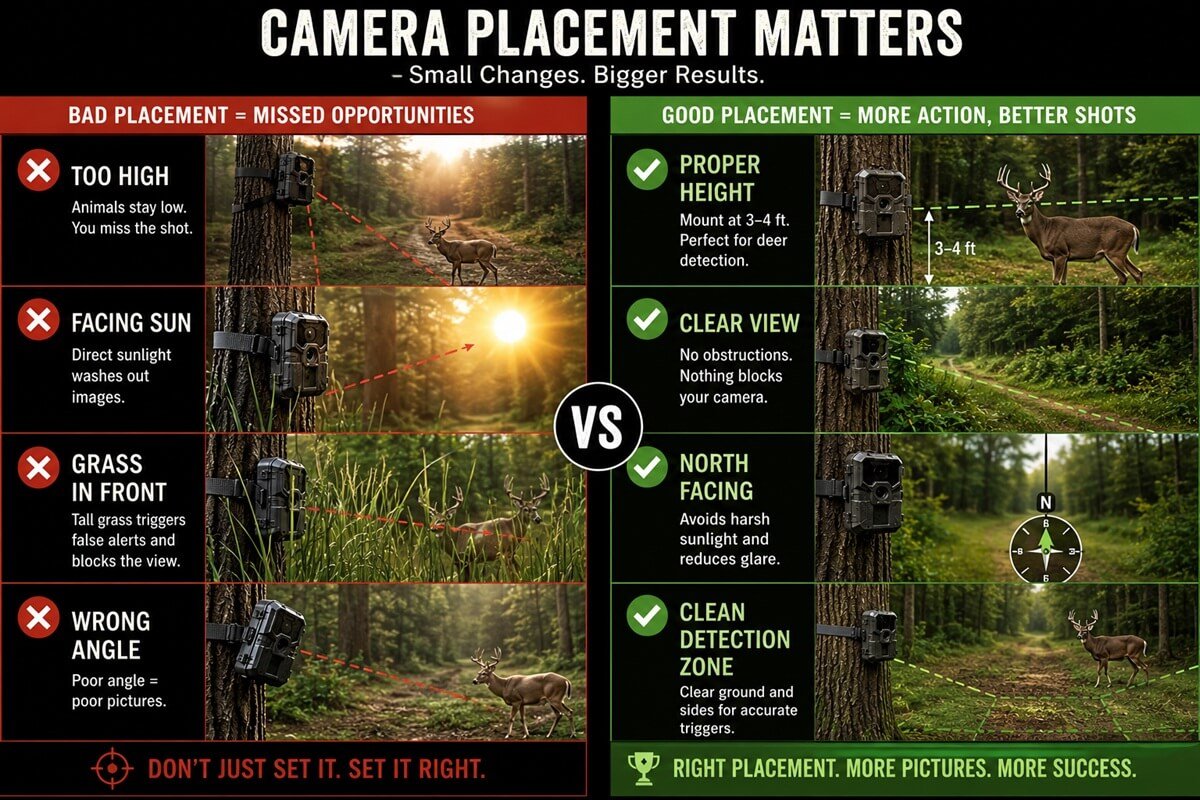 Common trail camera placement mistakes and how to avoid them 
