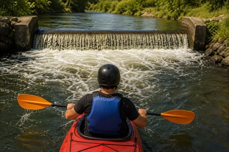 What to Do When Approaching a Low-Head Dam in a Canoe or Kayak