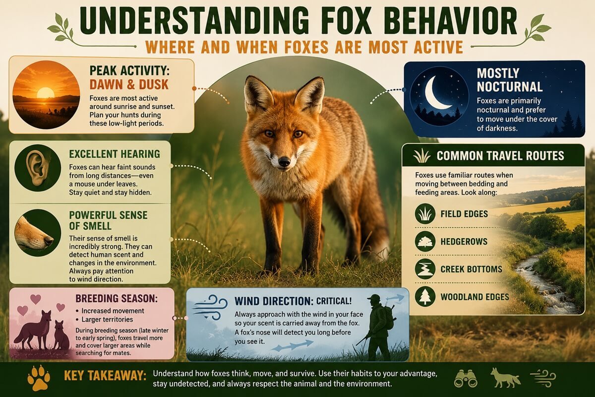 Understanding Fox Behavior: Where and When Foxes Are Most Active